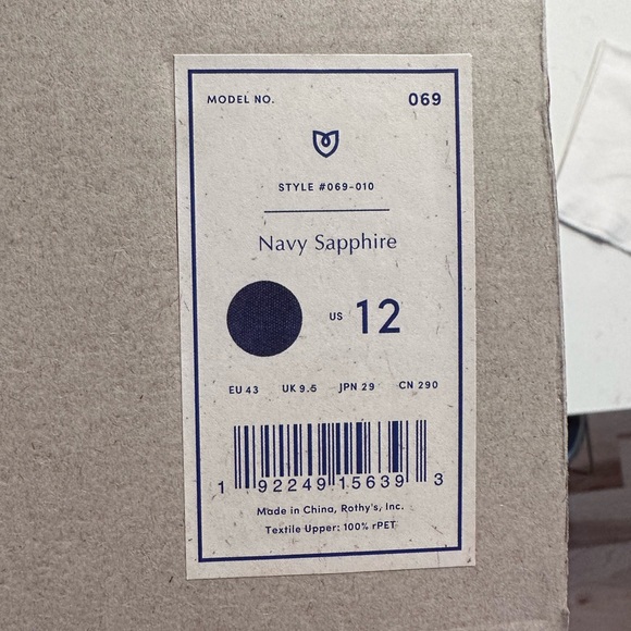 BRAND NEW, Never worn Rothy’s The Driver in Navy Sapphire size 12 - Picture 5 of 5
